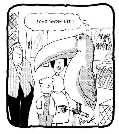 'I love show biz!'