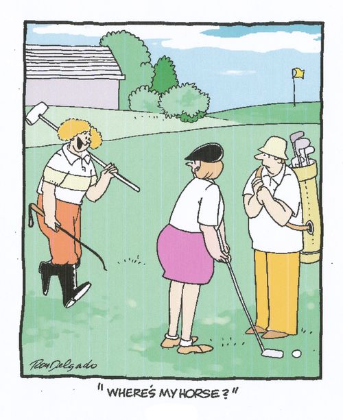 'Where's my horse?'