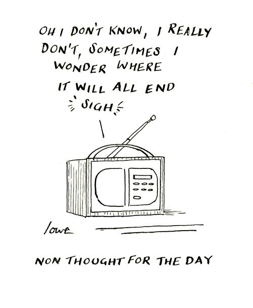 Non Thought For The Day.