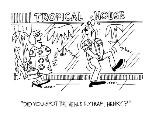 'Did you spot the Venus Flytrap, Henry?'
