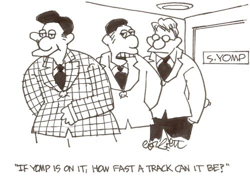 'If Yomp is on it, how fast a track can is be?'