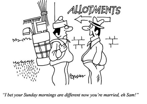 'I bet your Sunday mornings are different now you're married,eh Sam?'