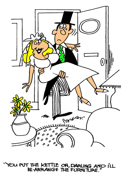 'You put the kettle on and I'll re-arrange the furniture!'