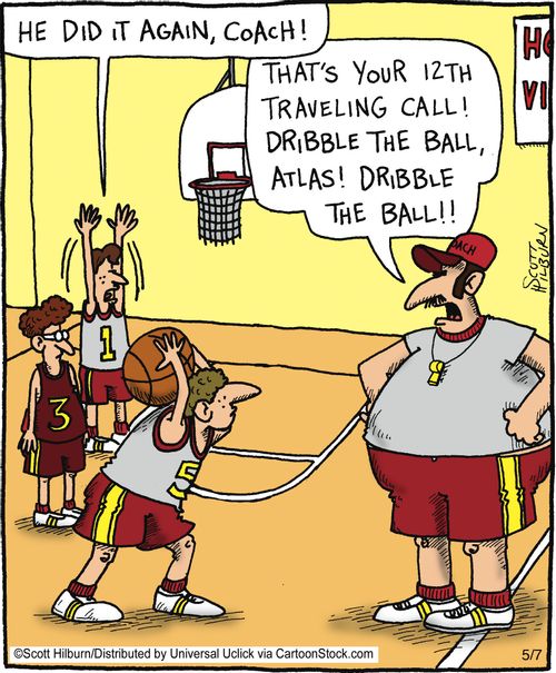 ',,,That's your 12th traveling call Dribble the ball Atlas Dribble the ball'