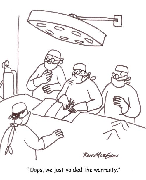 "Oops, we just voided the warranty."