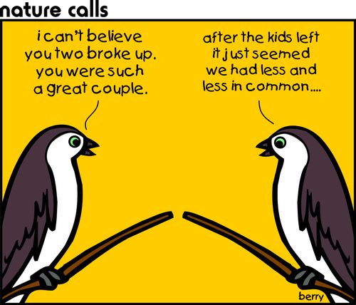 "I can't believe you two broke up..."