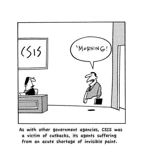 Canada's spy agency at work.