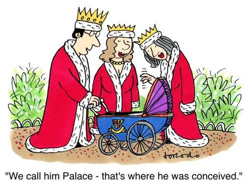 'We call him Palace - that's where he was conceived.'