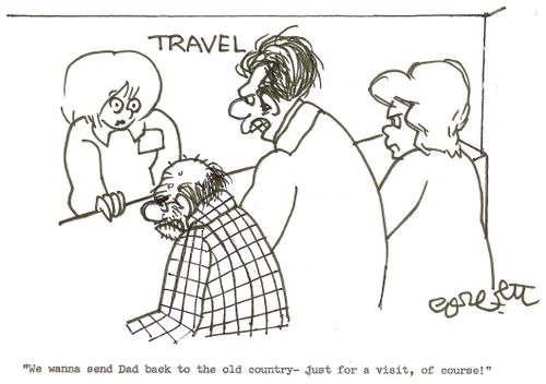 Travel: 'We wanna send Dad back to the old country - just for a visit, of course!'