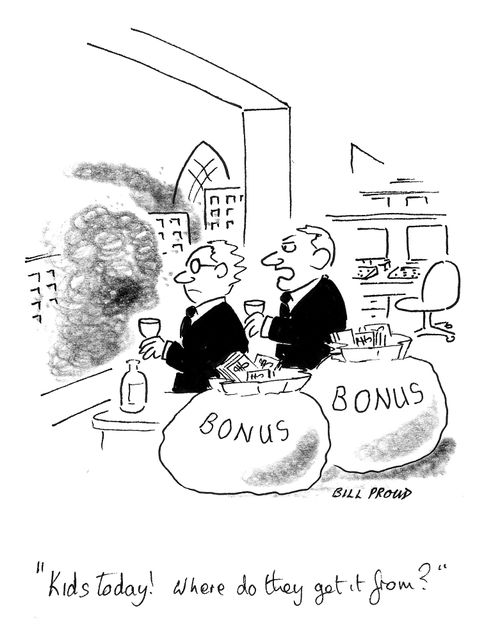 'Kids today, where do they get it from!'