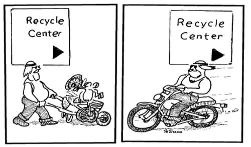 Recycling center.