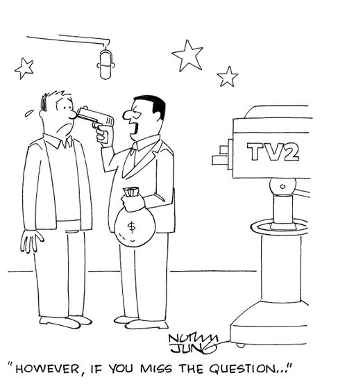 'However, if you miss the question...'