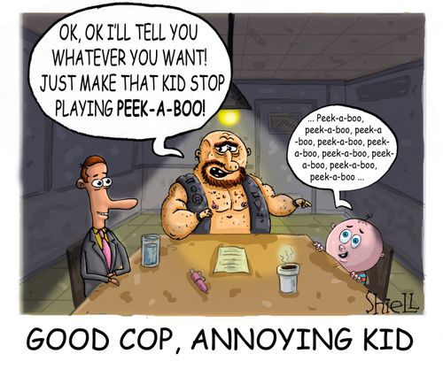 Good Cop, Annoying Kid.