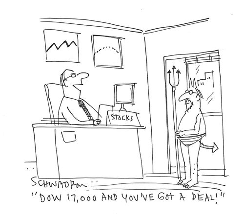 'Dow 17,000 and you've got a deal!'