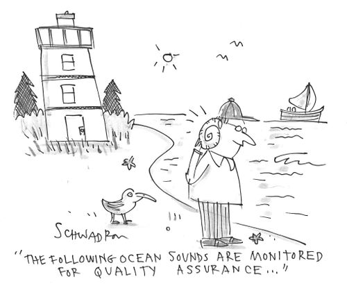 'The following ocean sounds are monitored for quality assurance. . .'