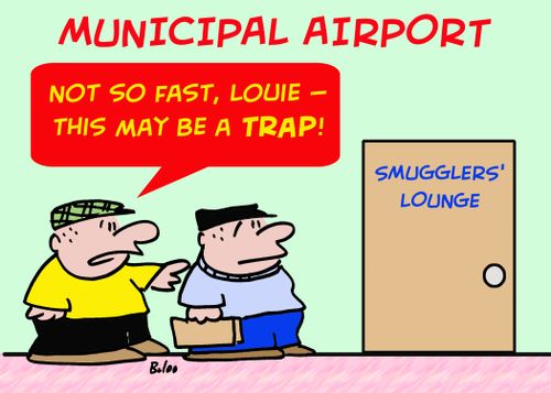 'Not so fast, Louie -- this may be a trap...'