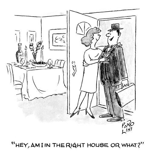 'Hey, am I in the right house or what?'