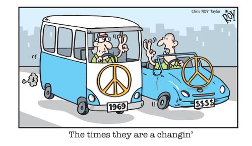 The times they are a changin'