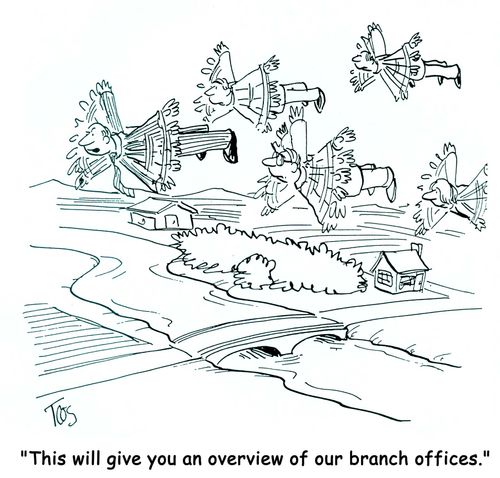 'This will give you an overview of our branch offices.'