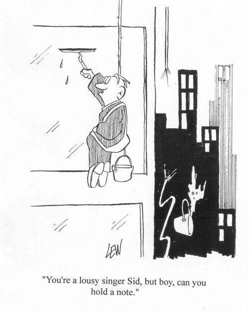 'You're a lousy singer....'