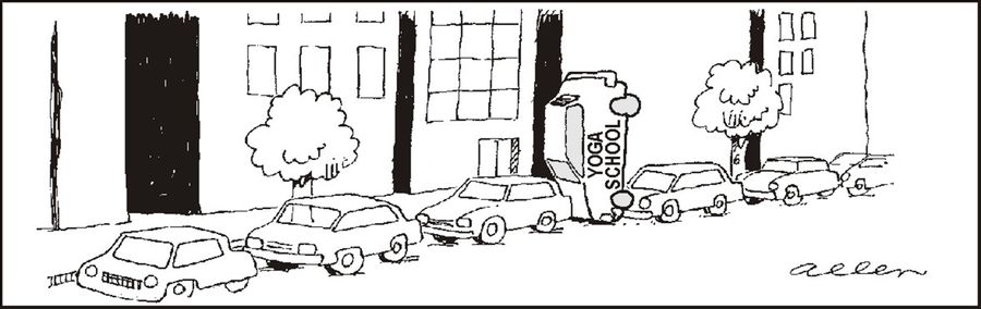 'Yoga School' car