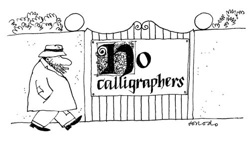 No Calligraphers