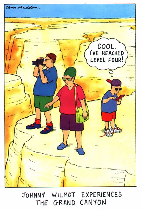 'Johnny Wilmot experiences the Grand Canyon'