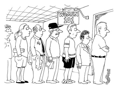 Men in women's 101