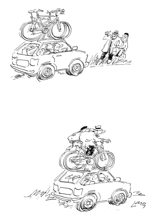 Hitching a lift