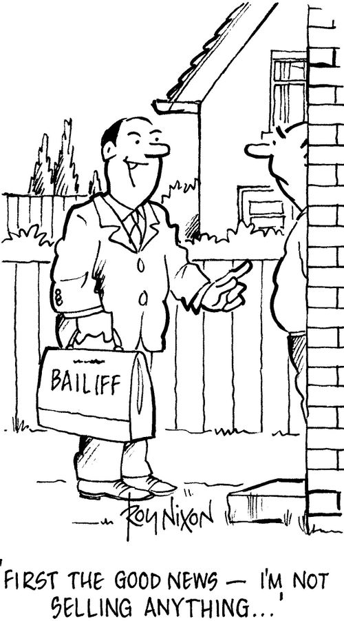 'First the good news - I'm not selling anything.'