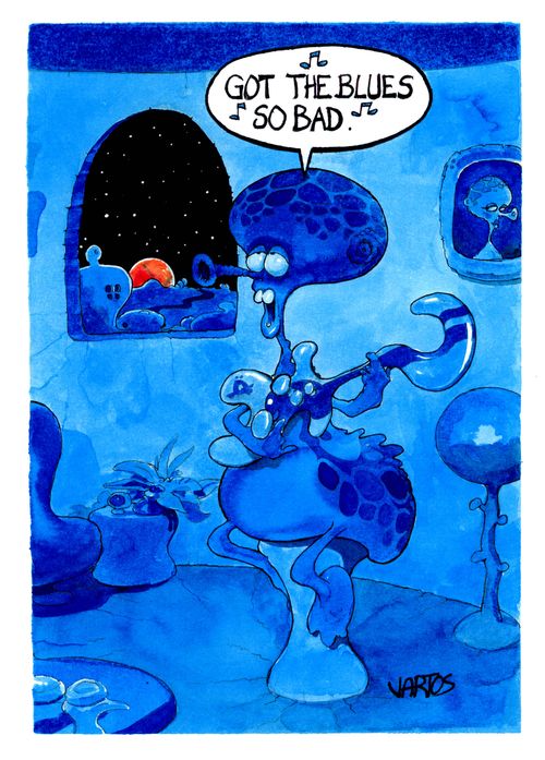 'Got the blues so bad...'