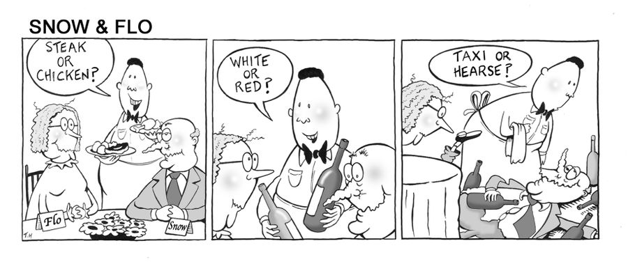 Snow & Flo series: Wedding guests.