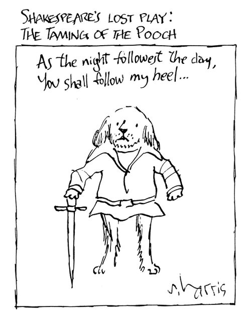 Shakespeare's Lost Play:  The Taming of the Pooch.