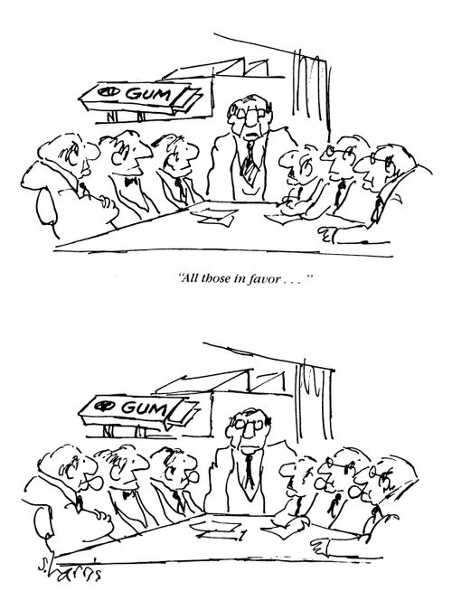 'All those in favor...'