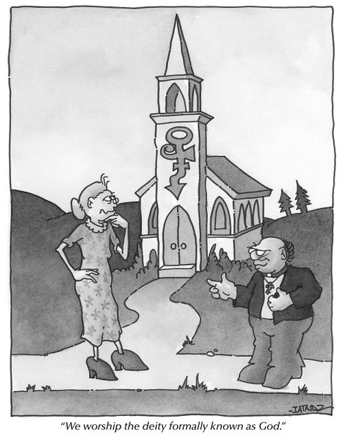 'We worship the deity formally known as God.'