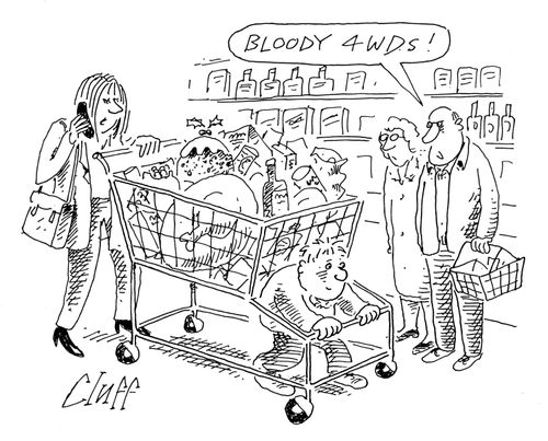 'Bloody 4WDs!'