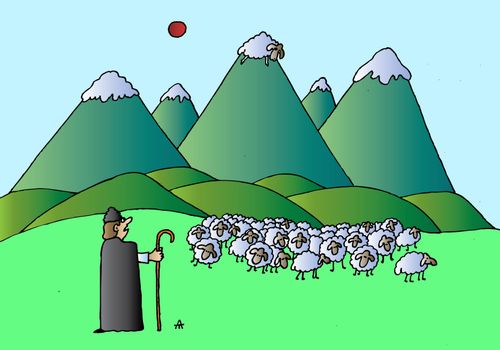 Shepherd and the Lost Sheep