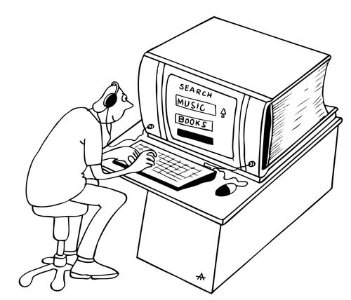 Book computer.