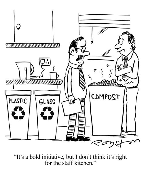 'It's a bold initiative but I don't think it's right for the staff kitchen.'
