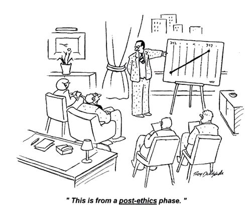 'This is from a post-ethics phase.'
