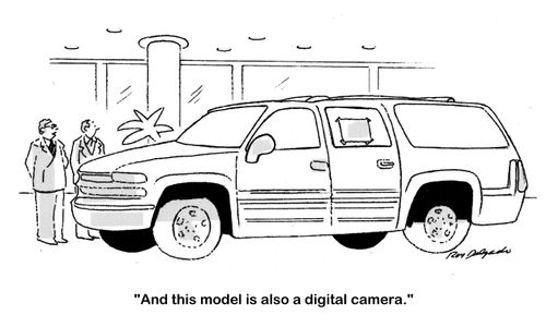 'And this model is also a digital camera.'