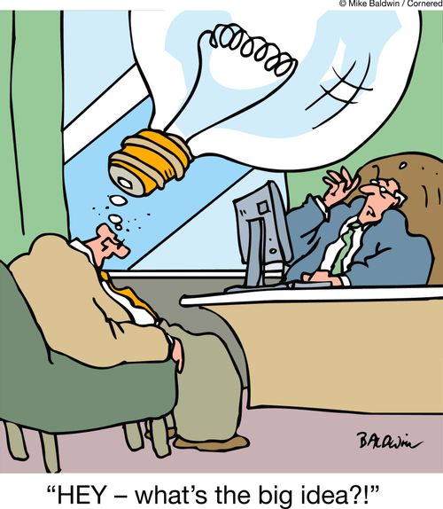 'HEY - what's the big idea?!'