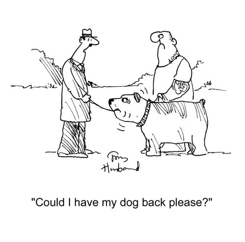'Could I have my dog back please?'