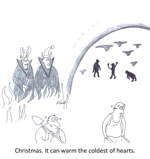 'Christmas. It can warm the coldest of hearts.'
