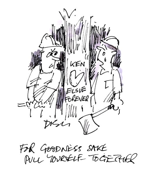 'For goodness sake. Pull yourself together.'