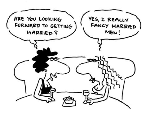 'Are you looking forward to getting married?'