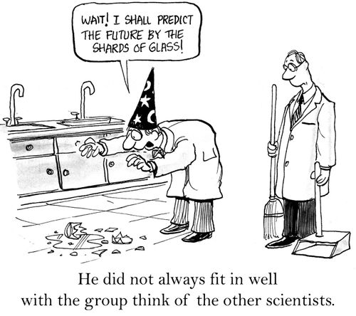 He did not always fit in well with the group think of the other scientists.