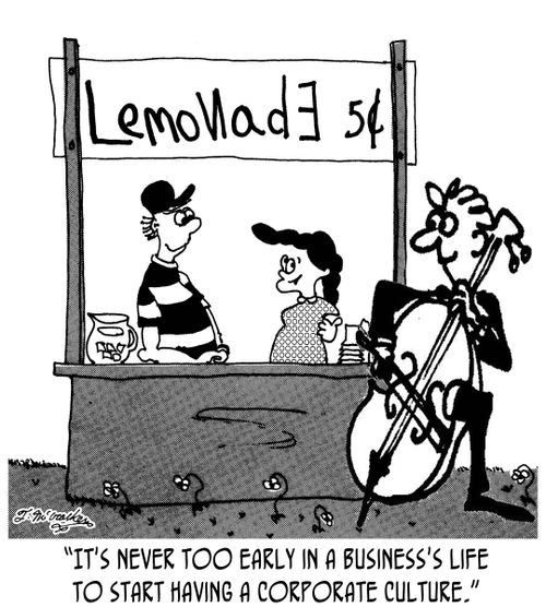 'It's never too early in a business's life to start having a corporate culture.'