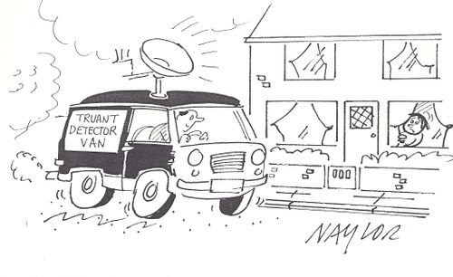 Truant Detector Van.