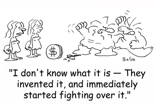 'I don't know what it is -- They invented it, and immediately started fighting over it.'